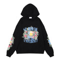 American Rhude floral flag hoodie